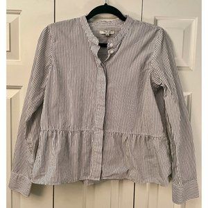 Button-down Peplum Shirt size medium Madewell